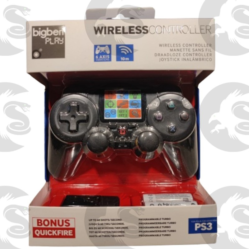 Manette PlayStation 3 | compatible PC | Quickfire turbo programmable