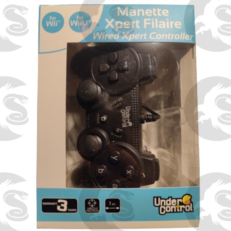 Wii et Wii-U Manette Xpert Filaire Under Control