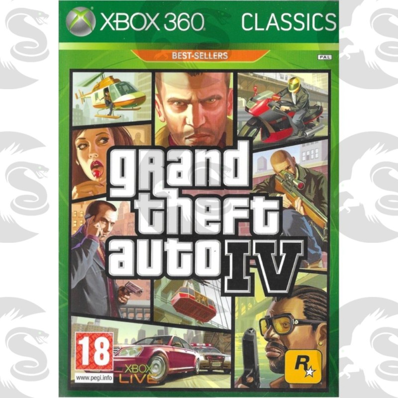 Grand Theft Auto 4 +MAP Edition Classics |Xbox 360
