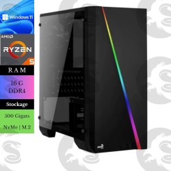 Ordinateur de bureau | Ryzen 5 | 500Go M.2 NVMe | 16G