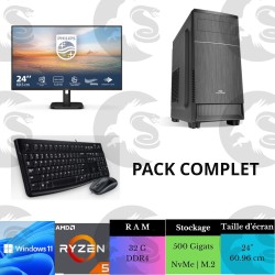 Ordinateur de bureau | Pack complet