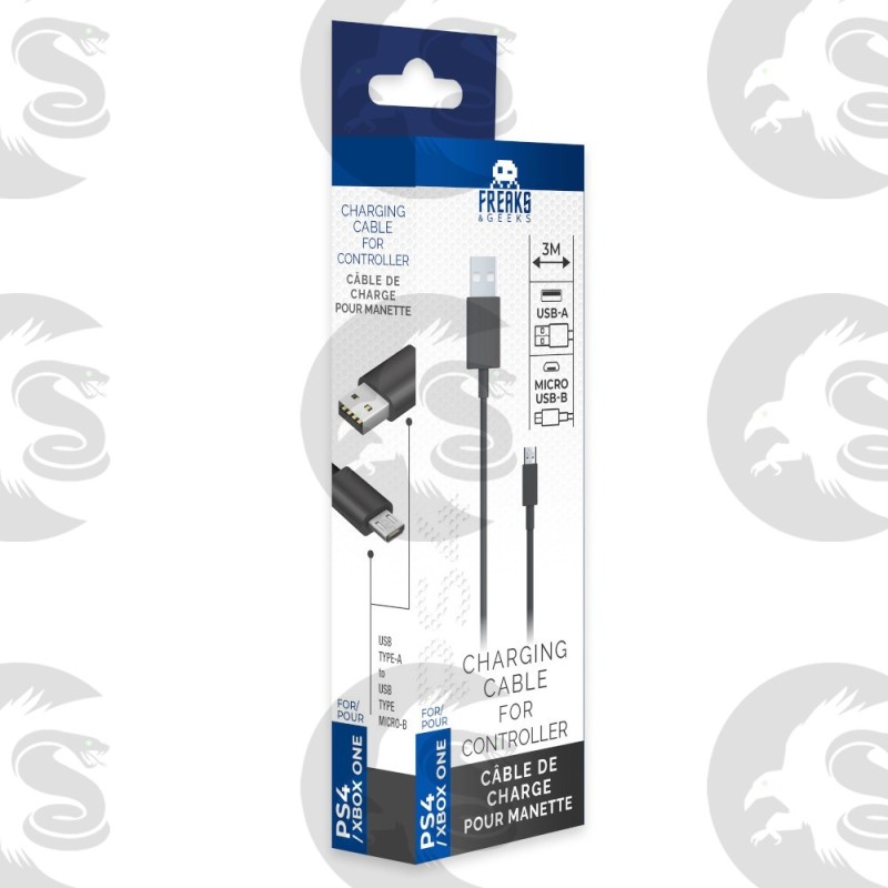 Câble de Recharge Manette (micro usb) 3m