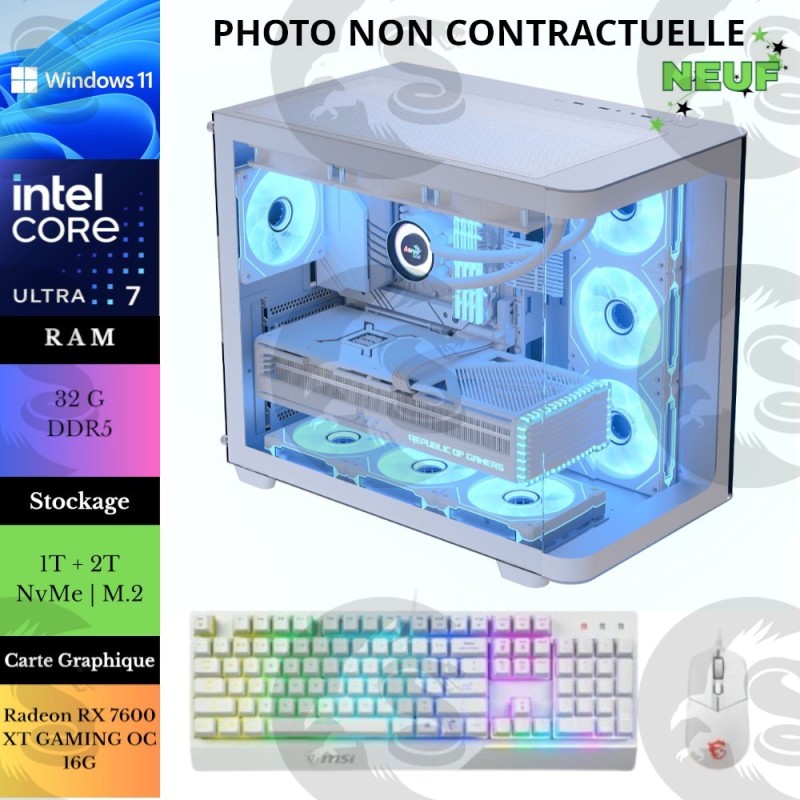 PC Gamer | Intel Ultra 7 | NvMe 3T | RAM 32G