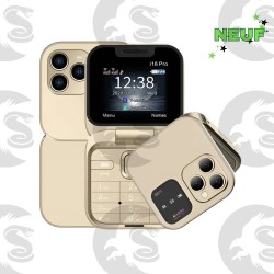 Mini Telephone Portable i16 Pro Beige