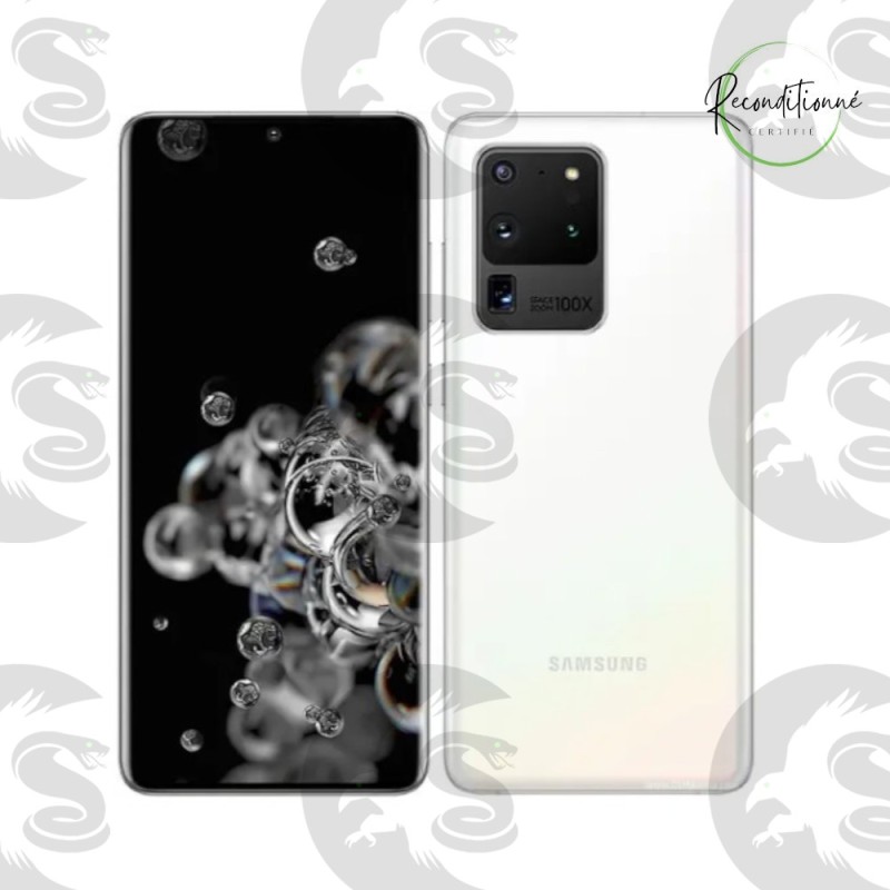 Samsung Galaxy S20 Ultra 5G | 128G |Blanc | Reconditionné