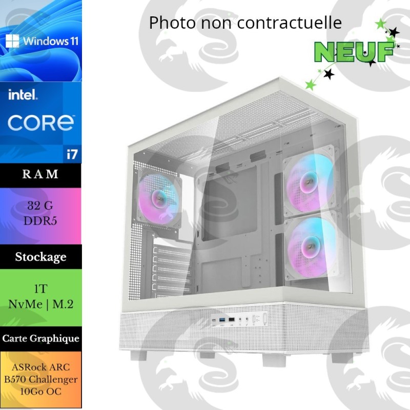 PC Gamer | Intel Core i7 | NvMe 1T | RAM 32G
