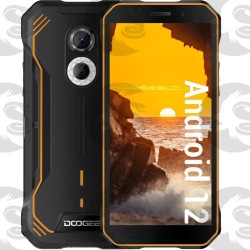 DOOGEE S51 (2023) Téléphone Robuste | 64Go | Noire-Orange | Reconditionné