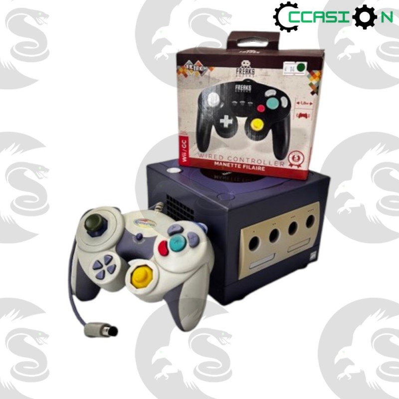 Nintendo GameCube + 2 Manettes + Carte Mémoire 16Mb