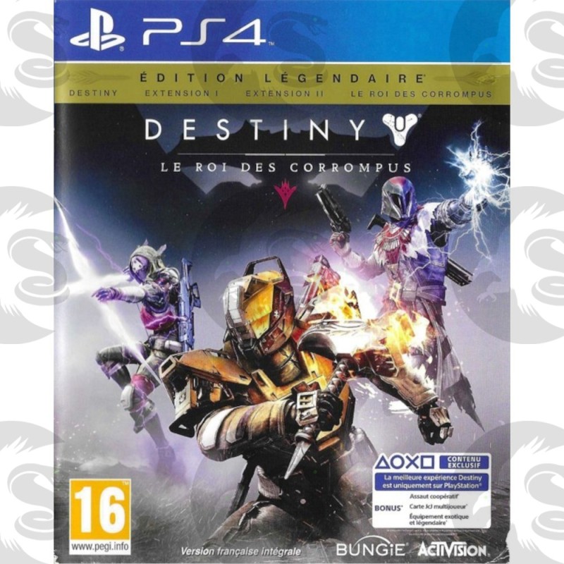 Destiny- Le Roi des corrompus- Edition Légendaire| Jaquette 2| PlayStation 4