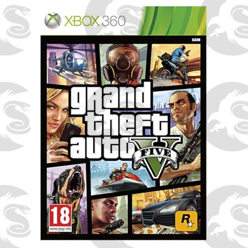 Grand Theft Auto 5 + MAP | Xbox 360