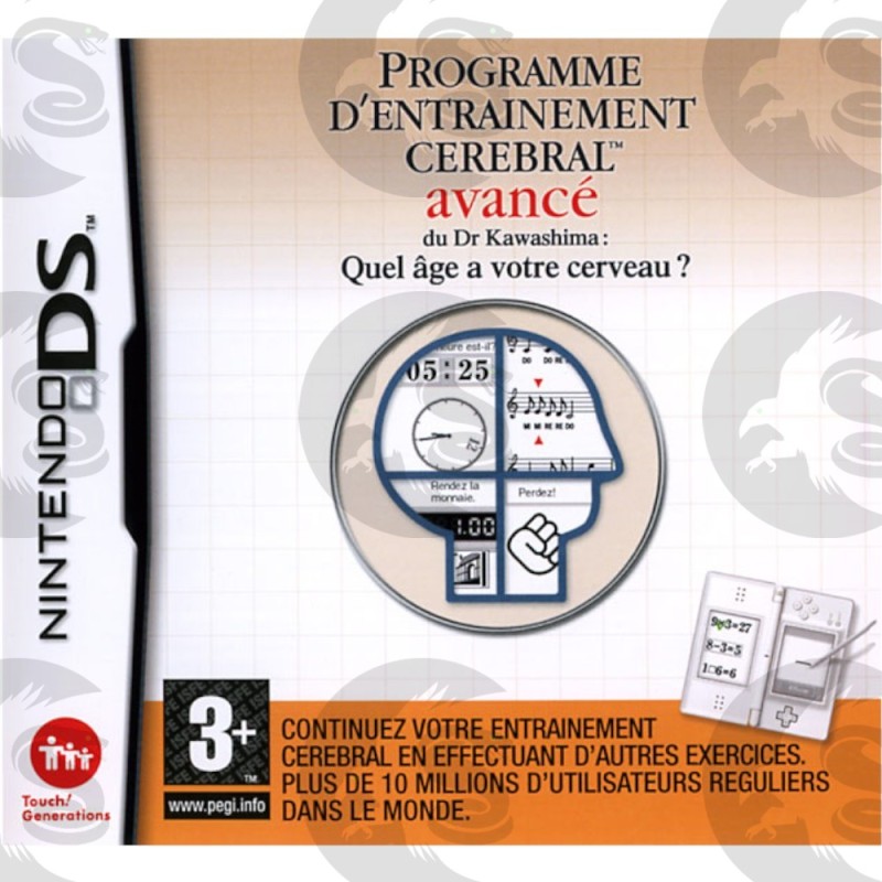Programme d'Entraînement Cérébral Avancé du Dr Kawashima | Nintendo DS